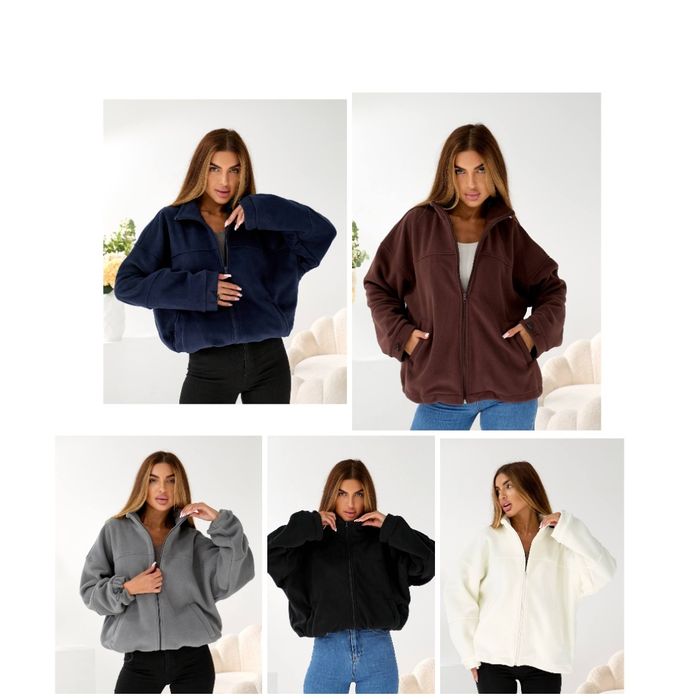 Теплий бомбер жіночий 42-48р двосторонній фліс