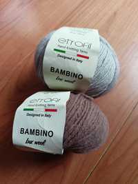 Włóczki Bambino lux wool Etrofil