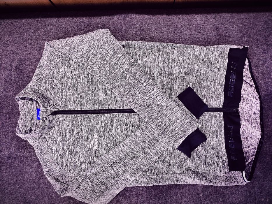 Bluza rowerowa kolarska rogelli roz S szara ocieplana