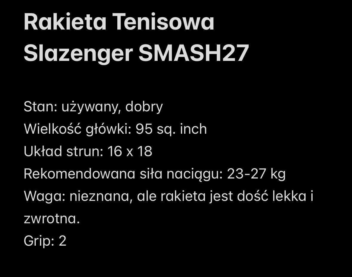 Rakieta tenisowa Wilson Clash i Slazenger oraz rakiety do squasha