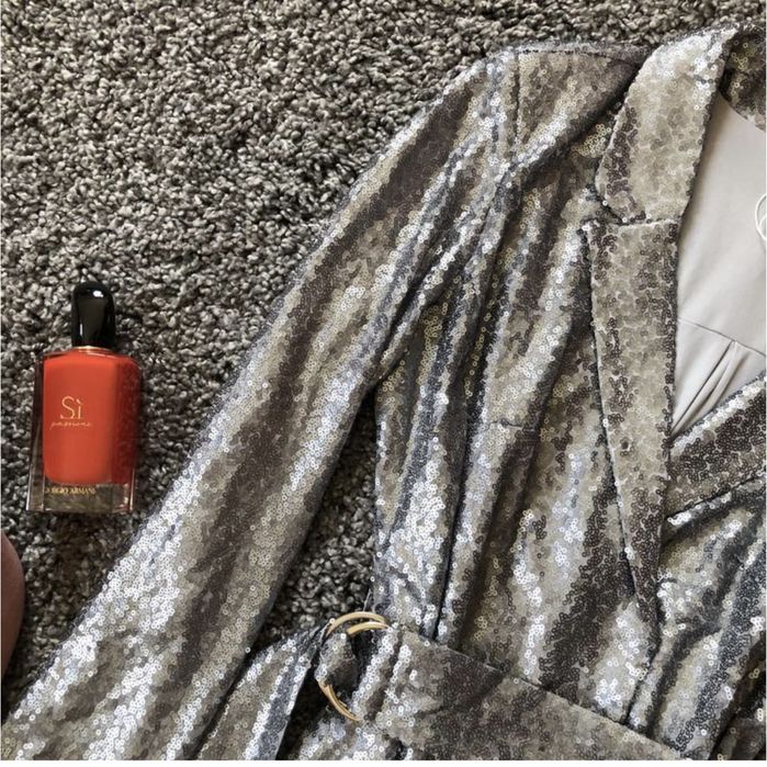 Сукня, пбо подовжений блейзер в паєтки