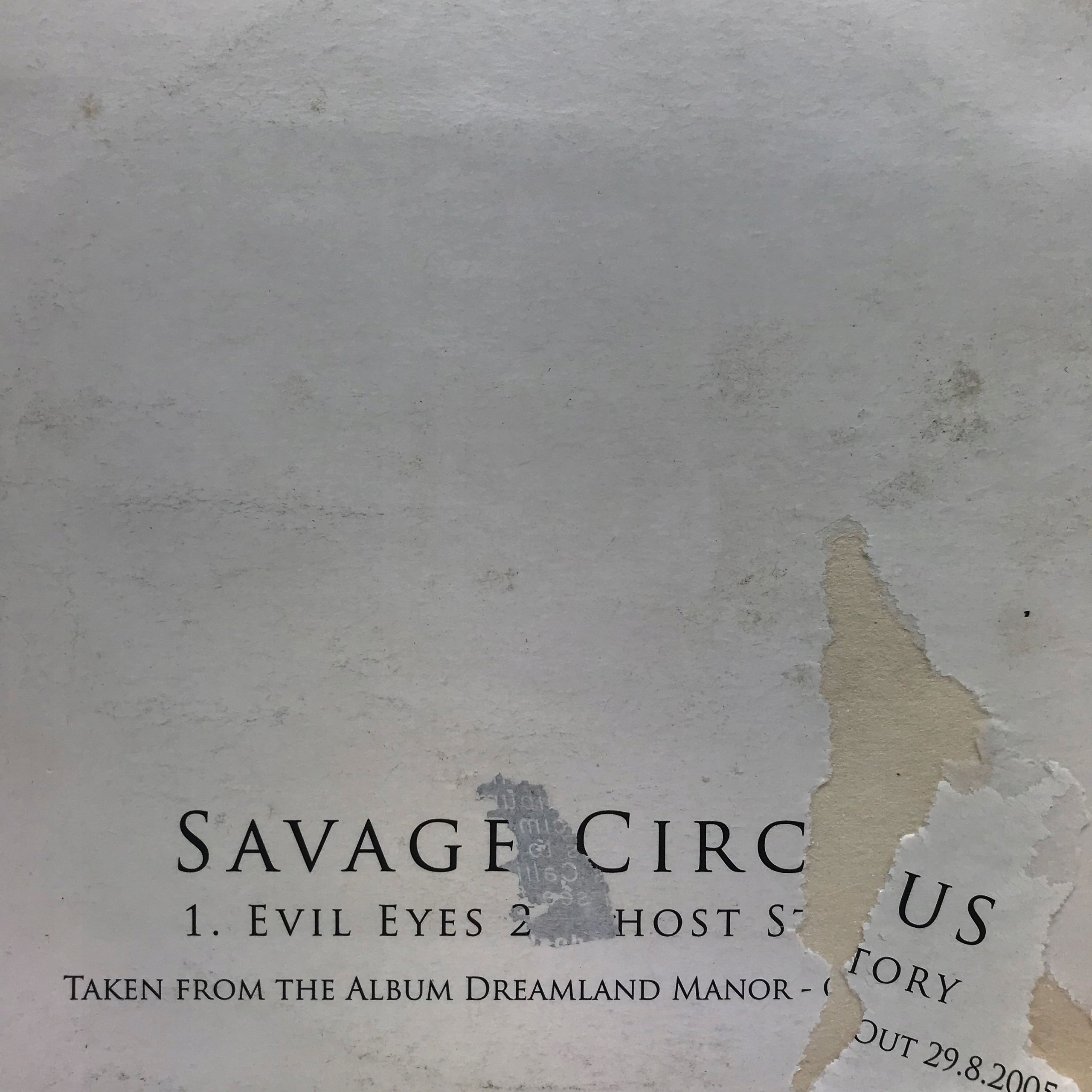 cd - savage circus - evil eyes / ghost story