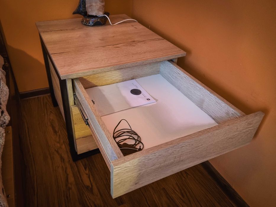 Biurko loft z kontenerem