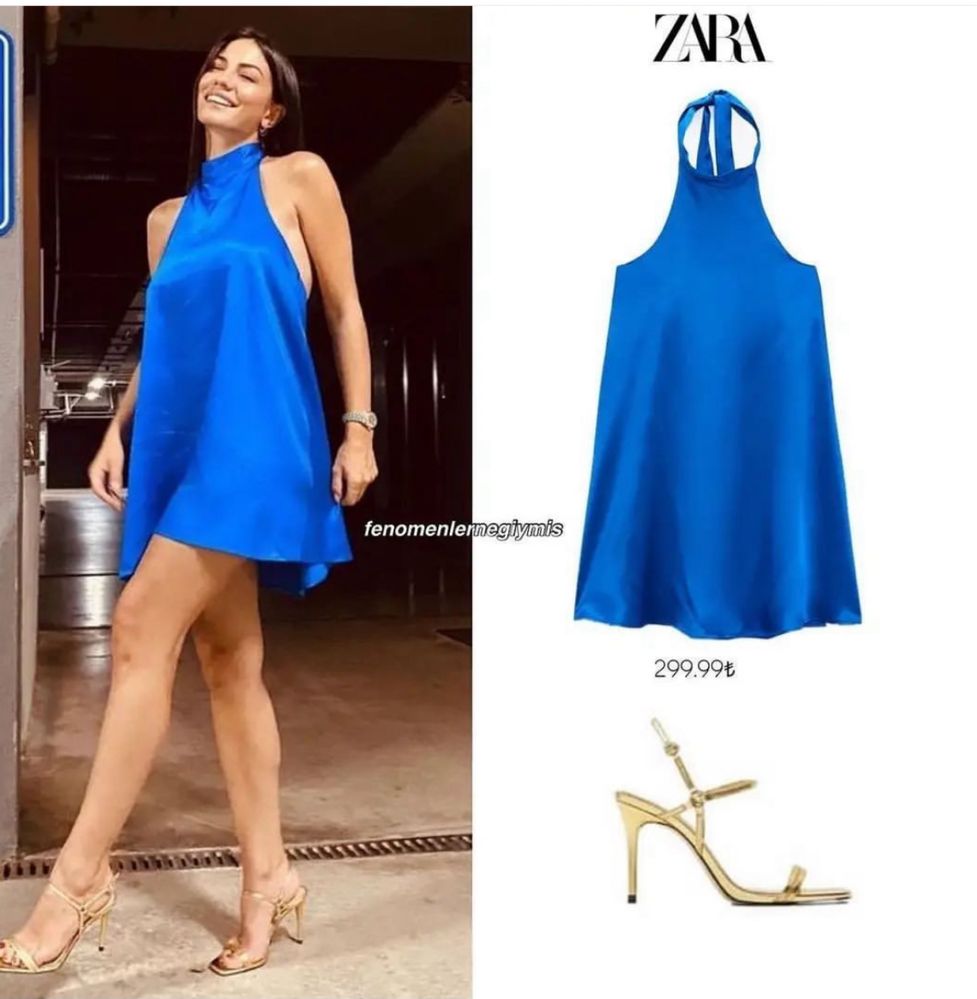Сатинова сукня Zara