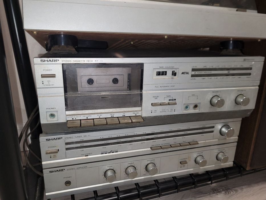 Głośniki, radio, gramofon, zestaw SHARP