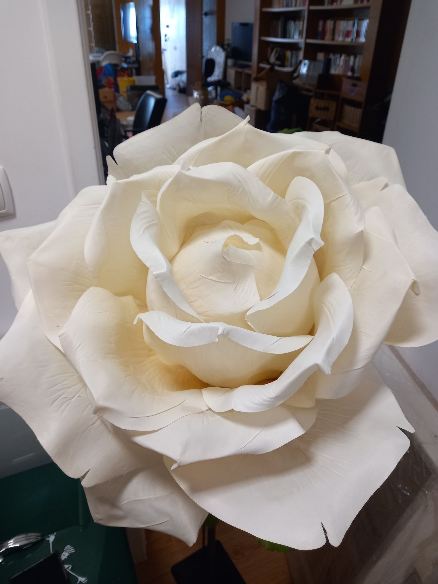 Rosa branca para decoração