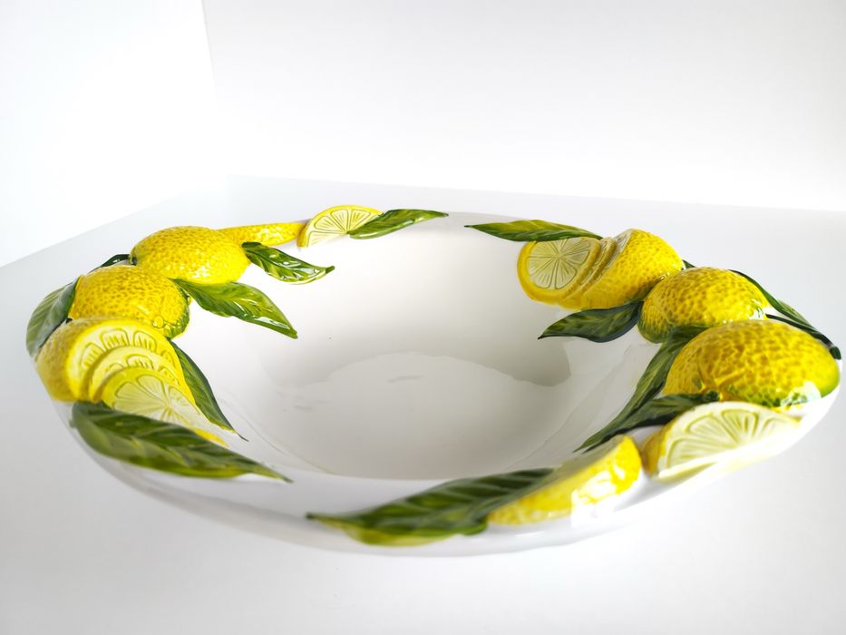 Duża patera w Cytryny 3D