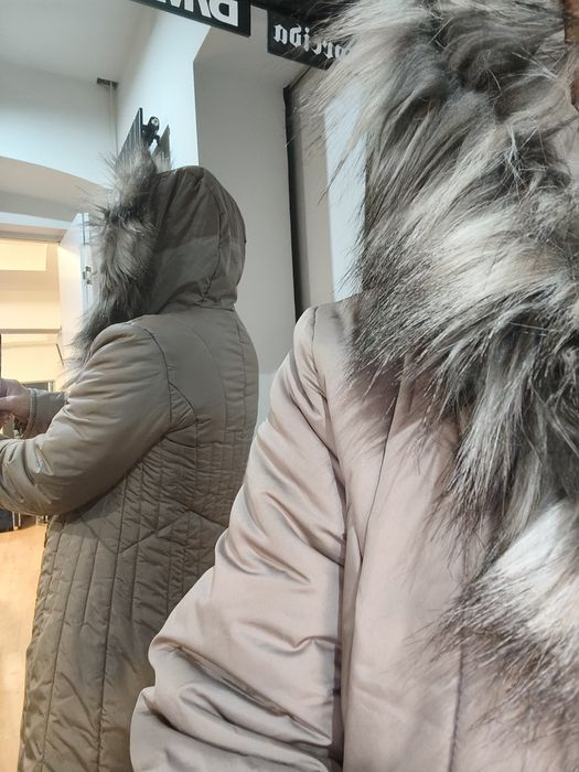 Płaszcz pikowany zimowy damski roz Xl