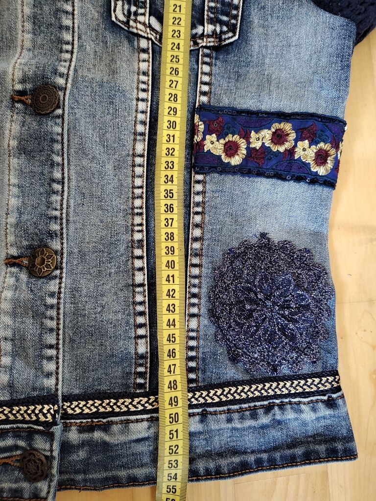 Jeansowa kurtka Desigual - r.36