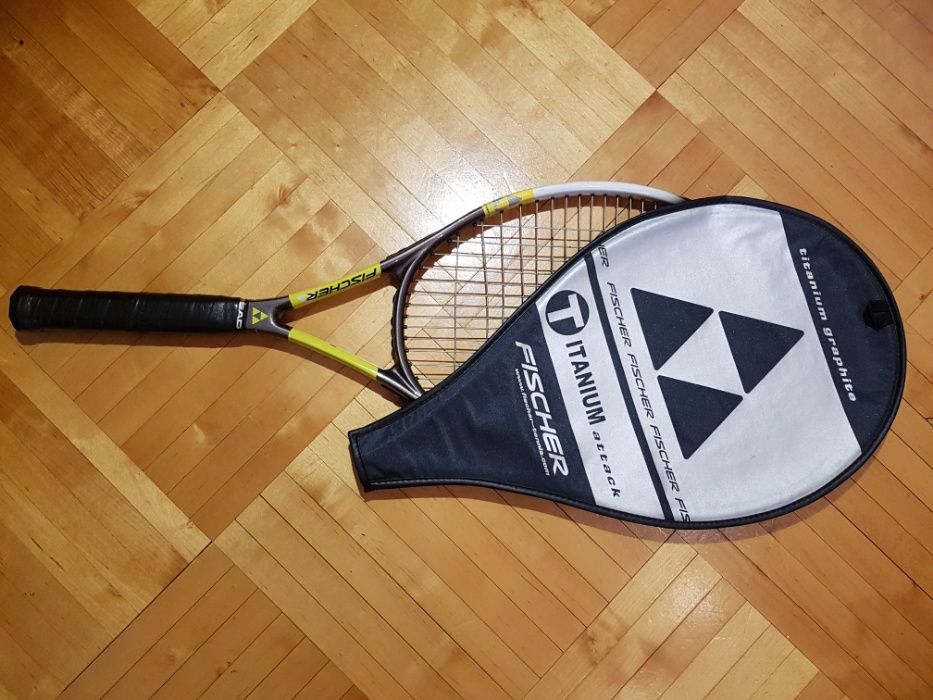 Rakieta tenisowa Fischer Titanium Attack + pokrowiec (stan idealny)