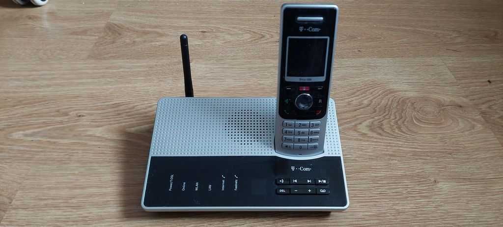 ROUTER SINUS W500V + Telefon FRITZ! Fon 7150 + 10 kont VOIP +kabel/DSL