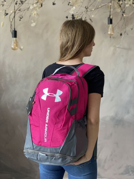 Женский розовый городской спортивный рюкзак UNDER ARMOUR STORM