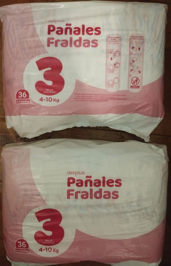 Памперси підгузники Disney Panales Fraldas Dada, розмір 3