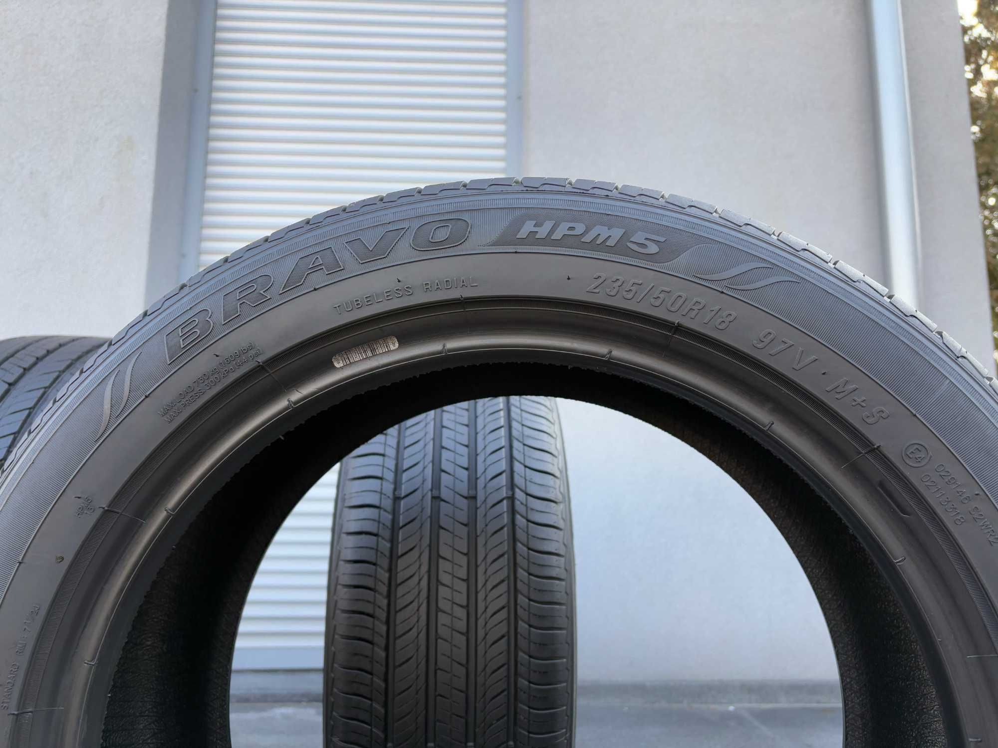 4szt letnie 235/50R18 Maxxis HPM5 DEMO! 100% bieżnika 2023r gwarancja