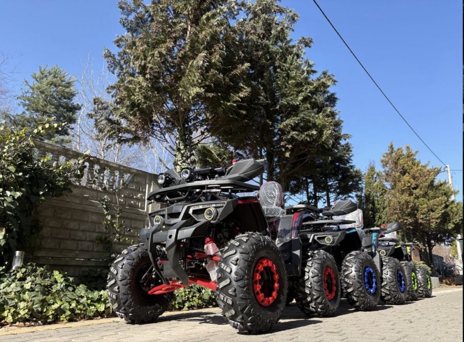 QUAD 150 Pelikan RUGBY NAJMOCNIEJSZY Ledy Hak Raty Dostawa Duże Koła