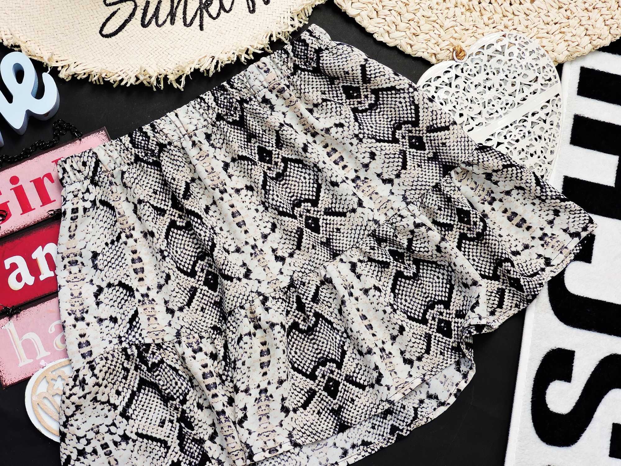 Name It - spódniczka wężowy wzór falbana r 134