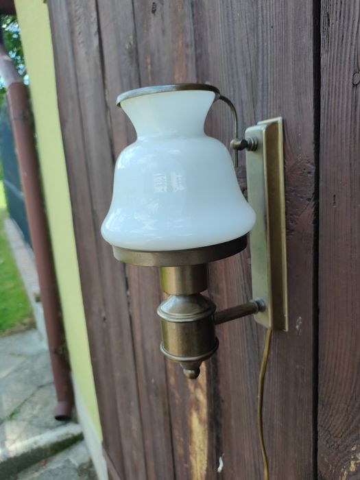 Lampy mosiężne kinkiety 2szt.