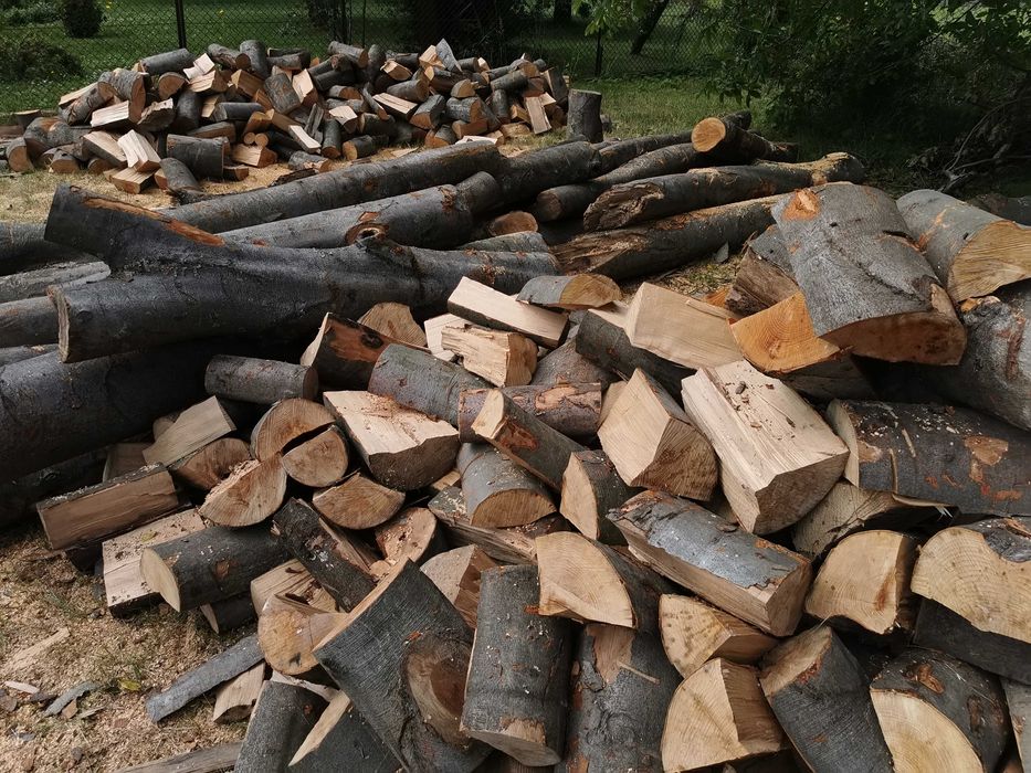 Drewno Opałowe Kominkowe Buk Grab Sezonowany Transport