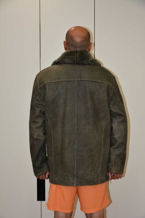 Куртка чоловіча шкіряна зимова / осіння розмір L