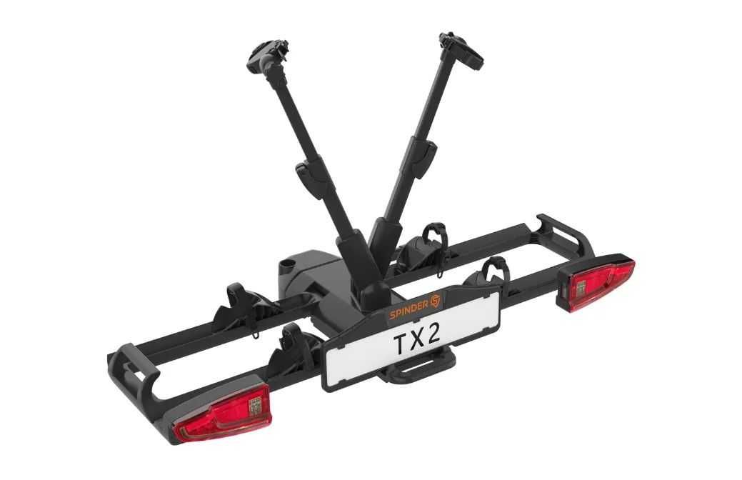 SPINDER TX2 Led bagażnik na hak dwa rowery kompaktowy uchylny