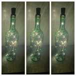3x Butelka lampka wino  dekoracja lampki wesele