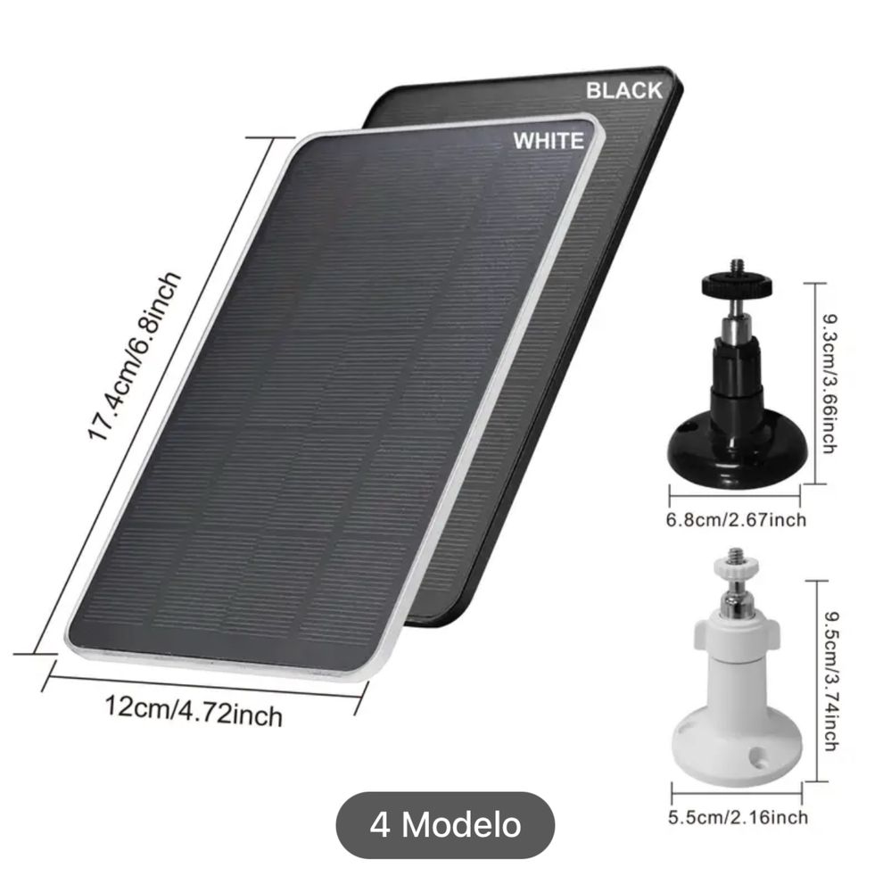 Carregador solar para camera de segurança