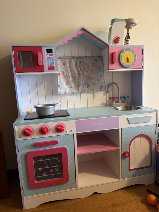 Cozinha brincar madeira