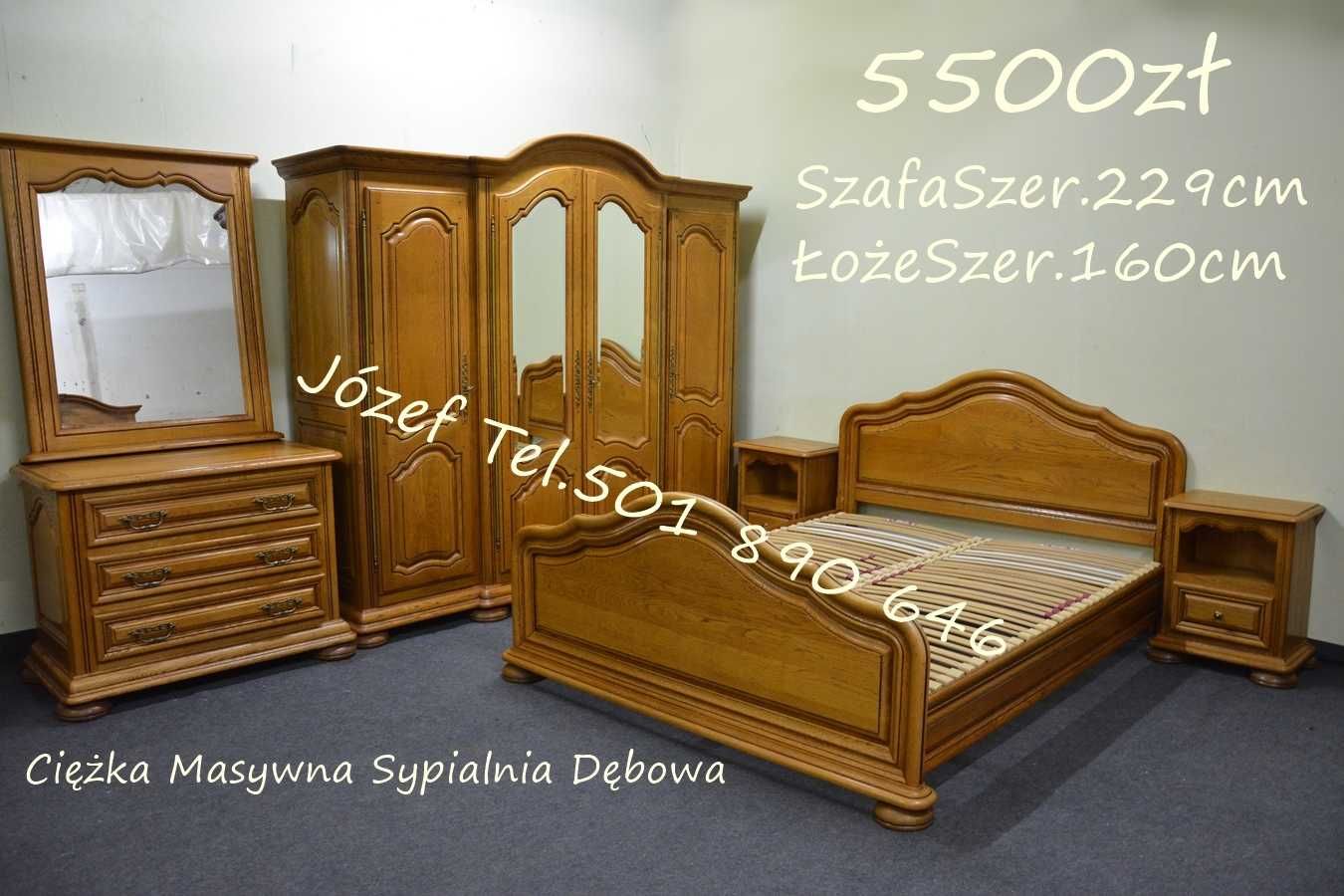 Piękna Sypialnia Dębowa oraz Stylowa // Meble do sypialni // Dowozimy