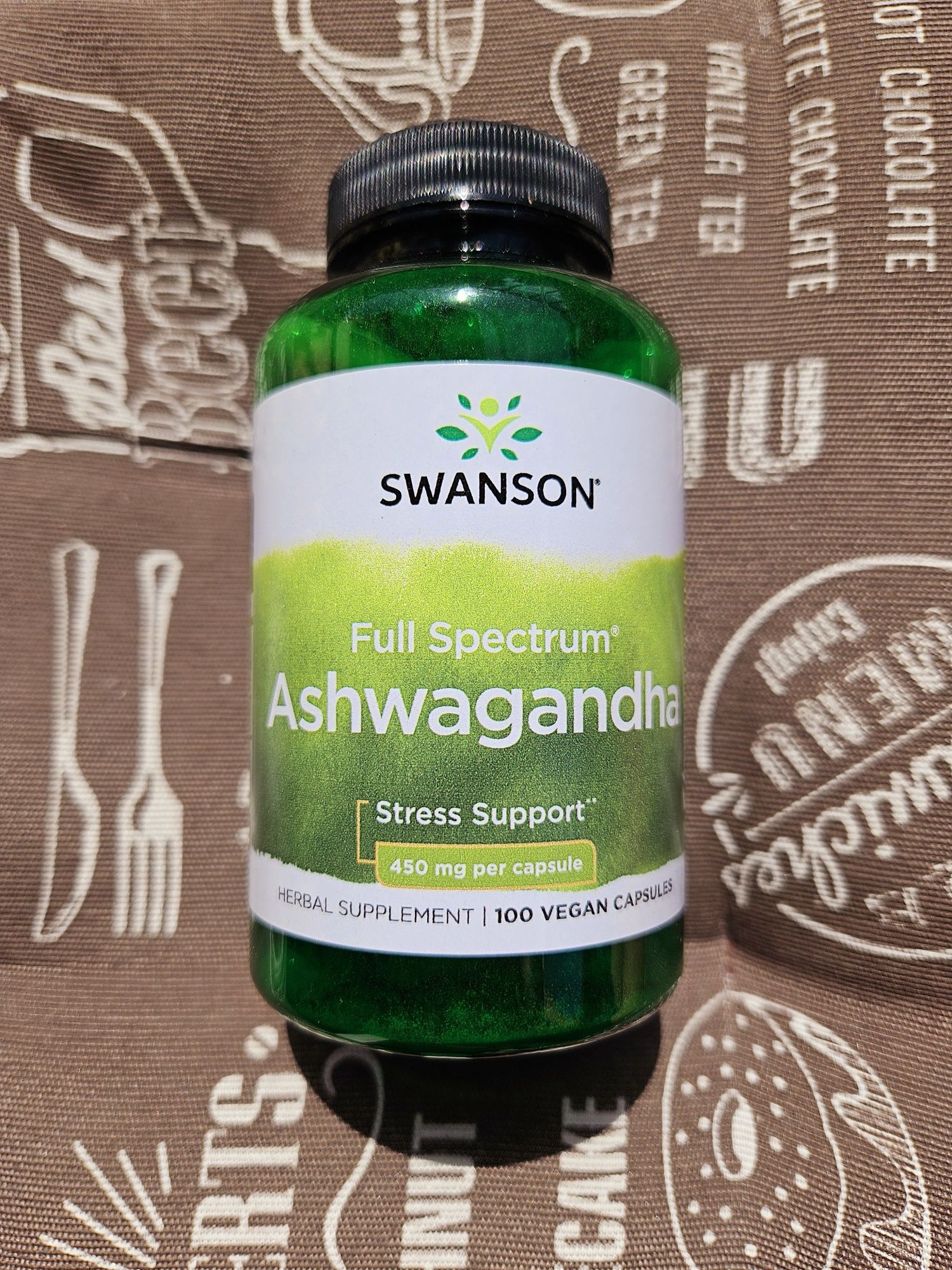Swanson ашваганда ashwagandha від стресу 450 мг 100 капсул
