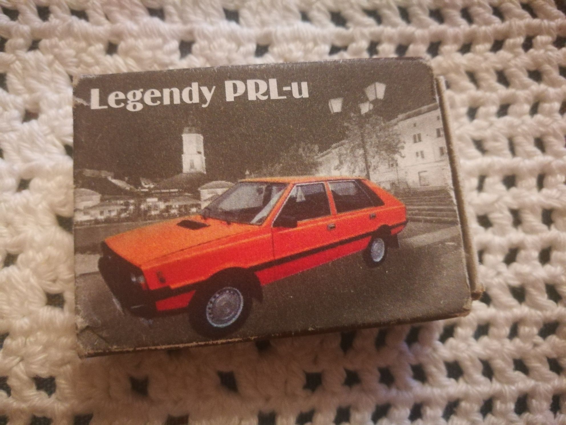Oryginalne kolekcjonerskie pudełko zapałek