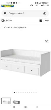 Łóżko Ikea hemnes