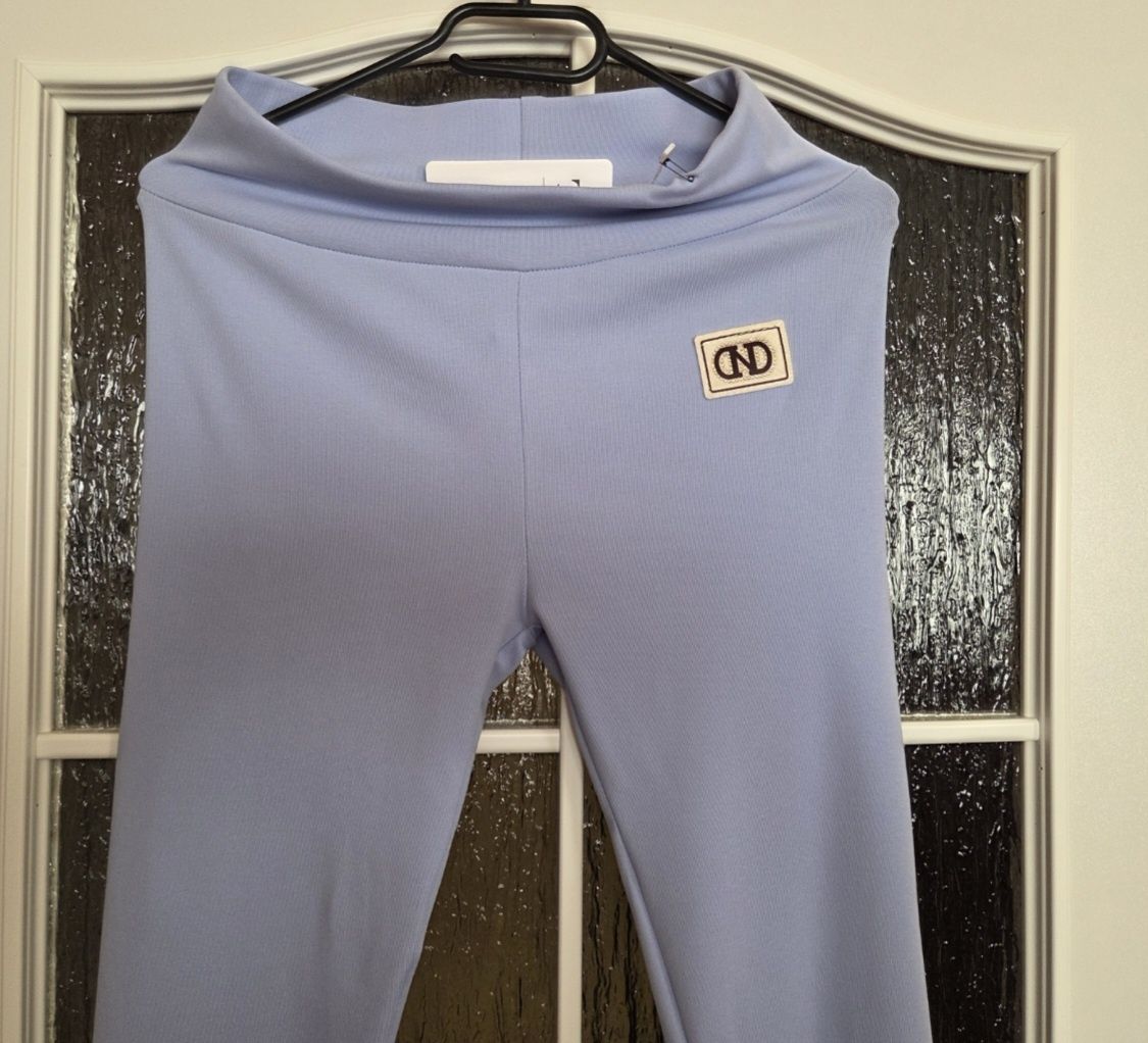 Legginsy Damskie Niebieskie 2XL-3XL