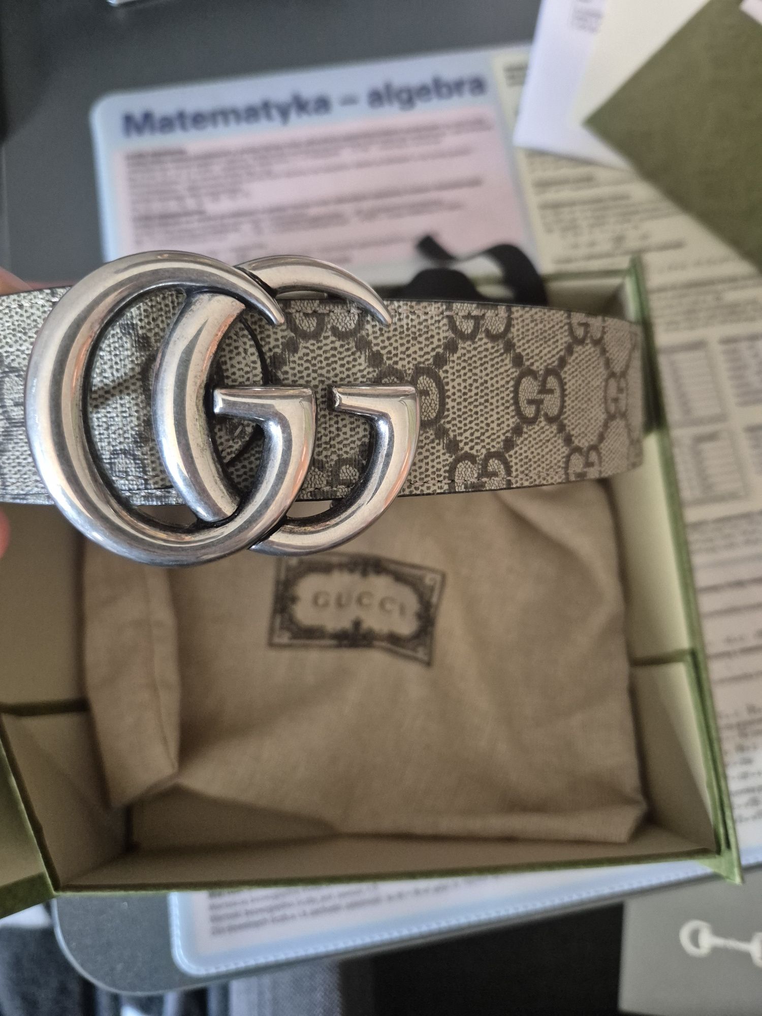 Pasek Gucci Marmont Reversible belt