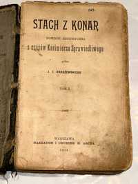STACH Z KONAR - J. I. Kraszewski - T. I - 1905r