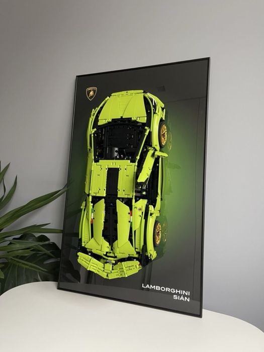 ‼️Терміново продам картину із авто конструтором  Lamborghini sian