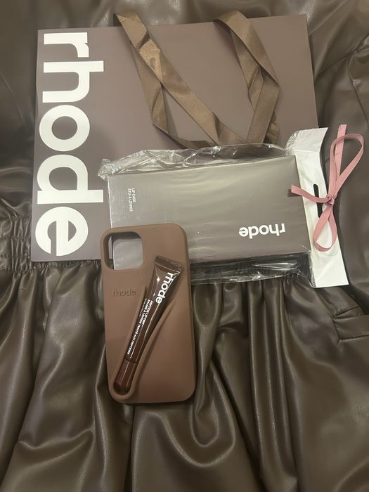 Case Rhode + lipogloss Iphone 13/14/15 + torebka