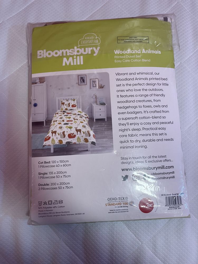 Постільне Лісові тварини Bloomsbury Mill