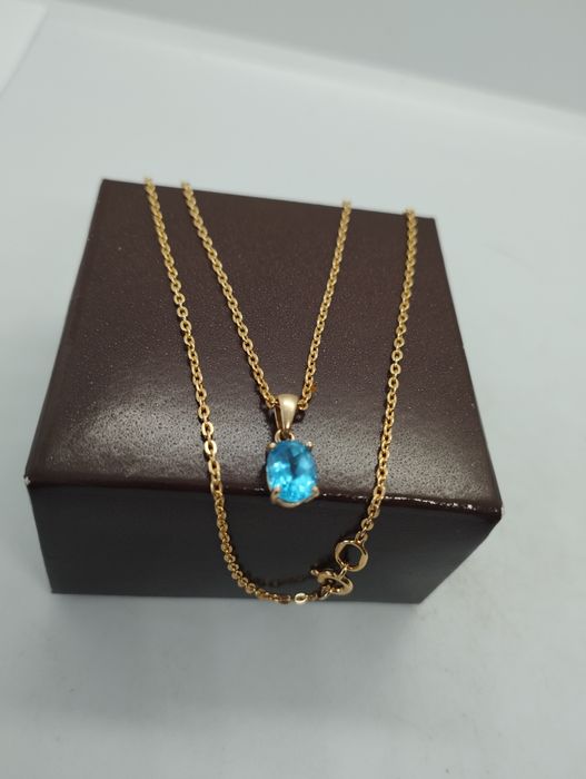 Золотая цепочка с кулончиком 46 см 3.53 грамма