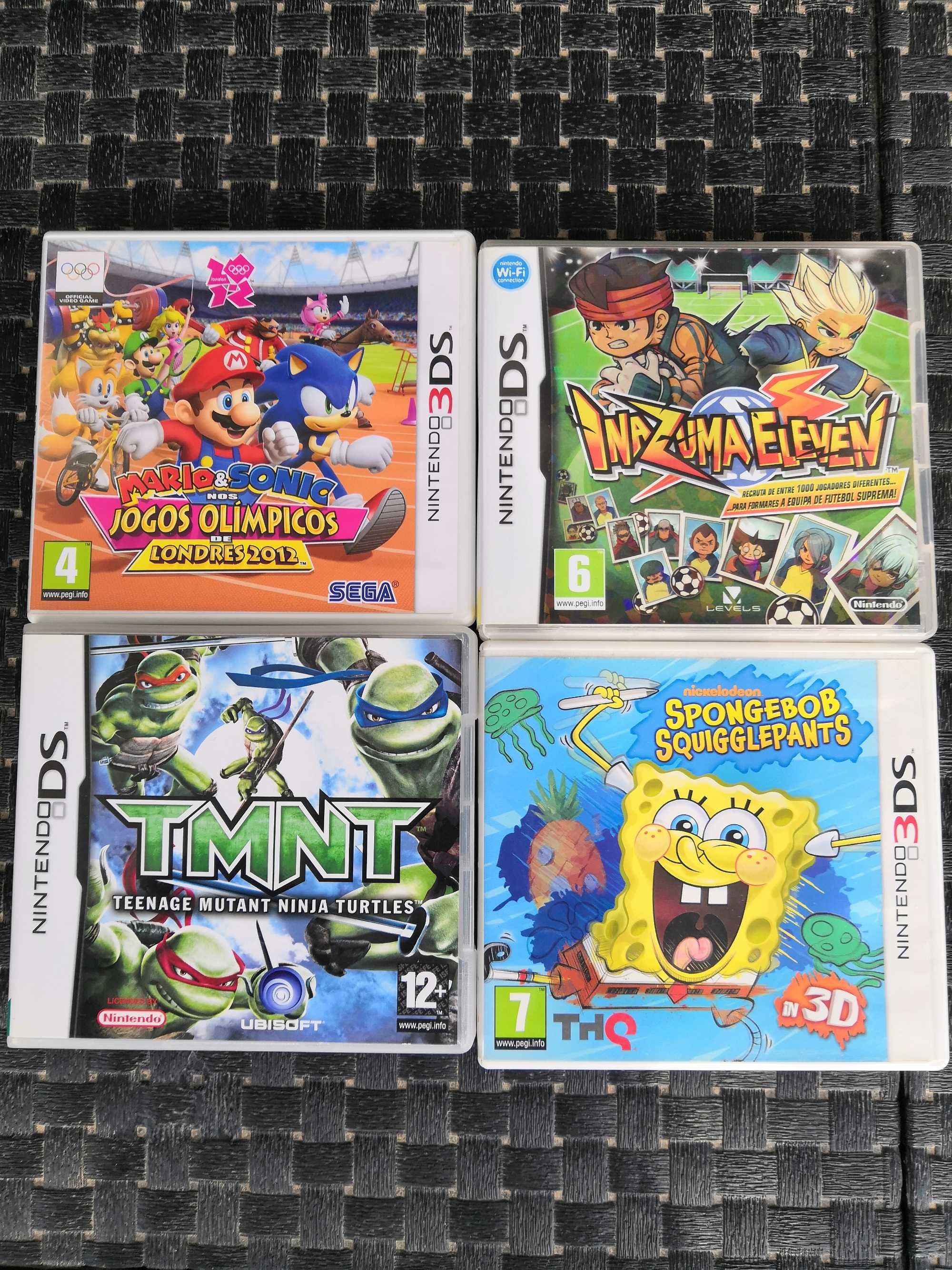 Diversos jogos para Nintendo 3DS e DS