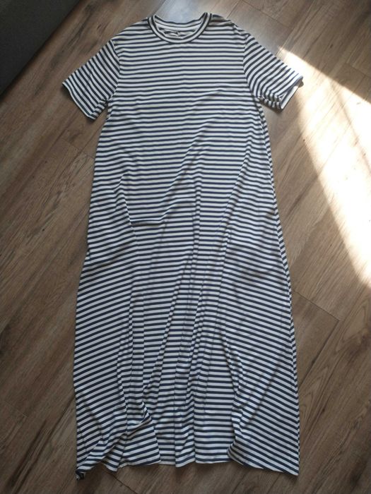 Sukienka damska w paski rozm.L długa, super się układa!
