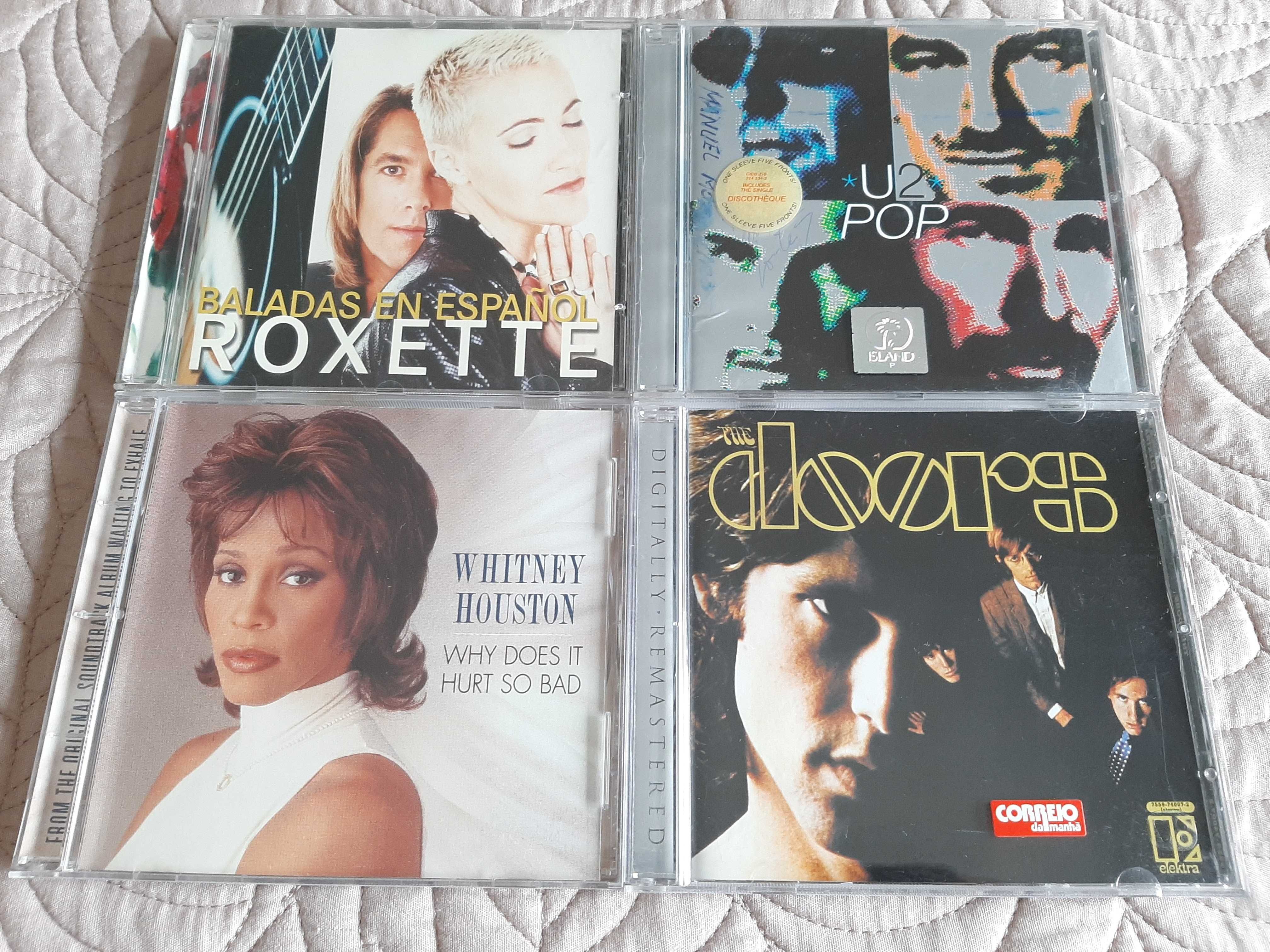 Roxette - U2 - Whitney Houston - The Doors - CD