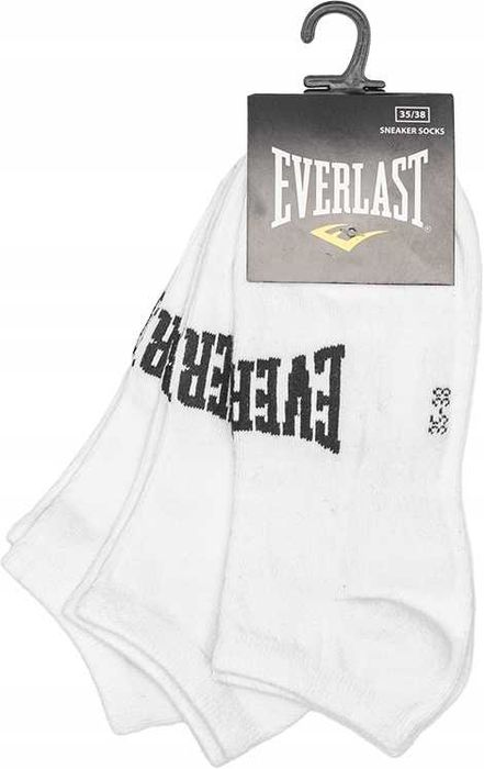 Skarpety stopki  EVERLAST 3 pak białe ( 35 - 38, 39 - 42, 43 - 46 )