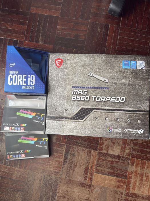 Intel Core i9-10900K / 32GB RAM Trident Z 3600 MHz / Motherboard MSI MAG B560 Torpedo64738934281730120