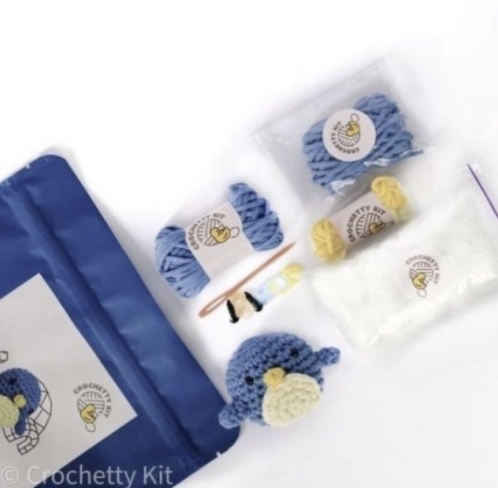 Новий запакований набір для в‘язання іграшки пінгвіна Crochetty Kit
