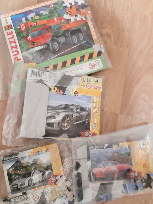 Продам 7 шт пазлів за 250грн