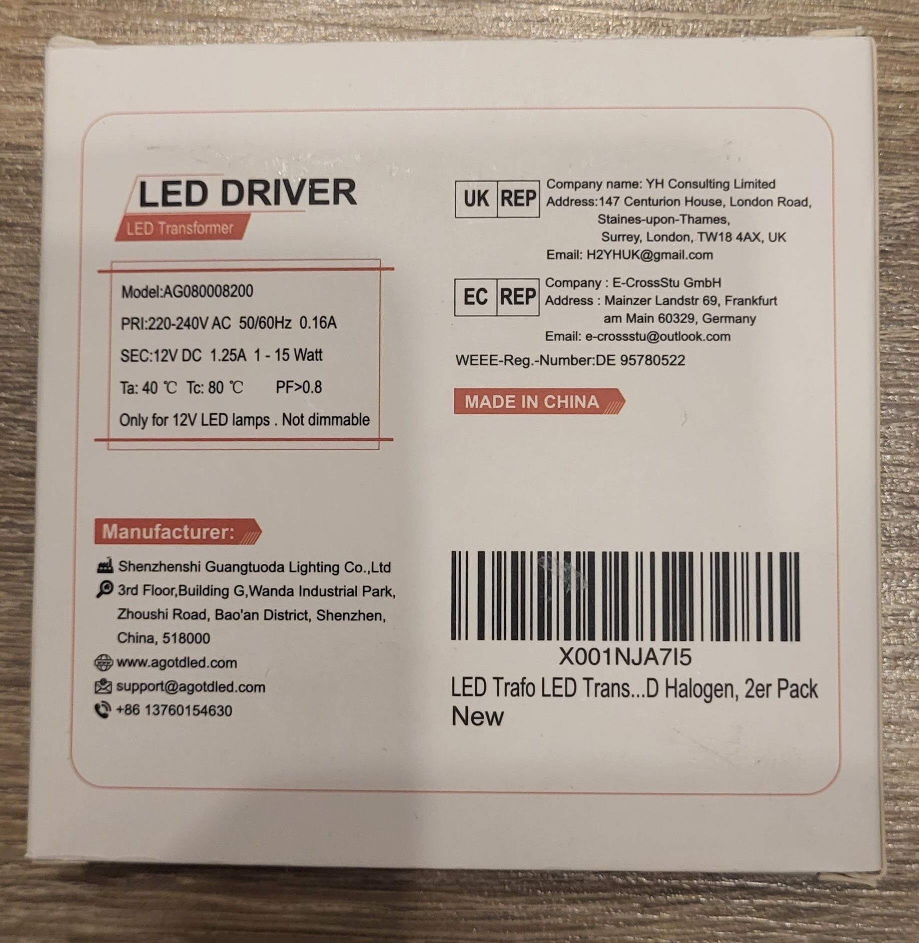Transformator elektroniczny led DRIVER