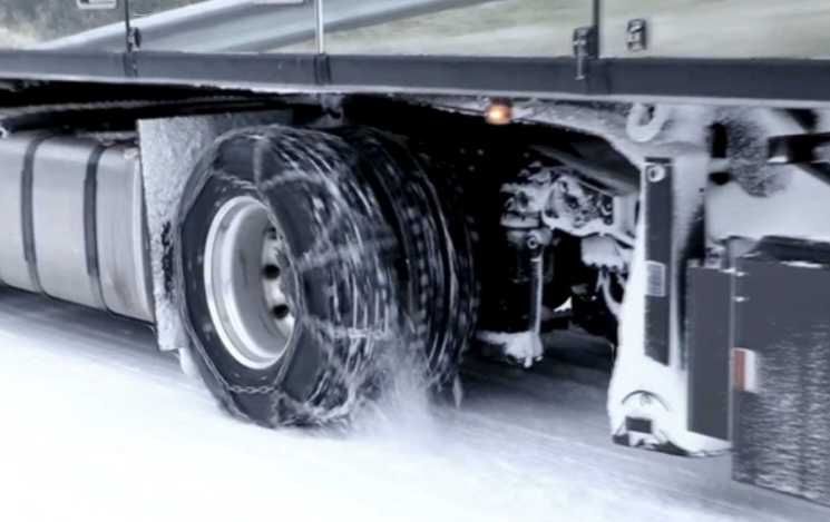 Ланцюги проти сковзання для вантажних автомобілів з Європи.