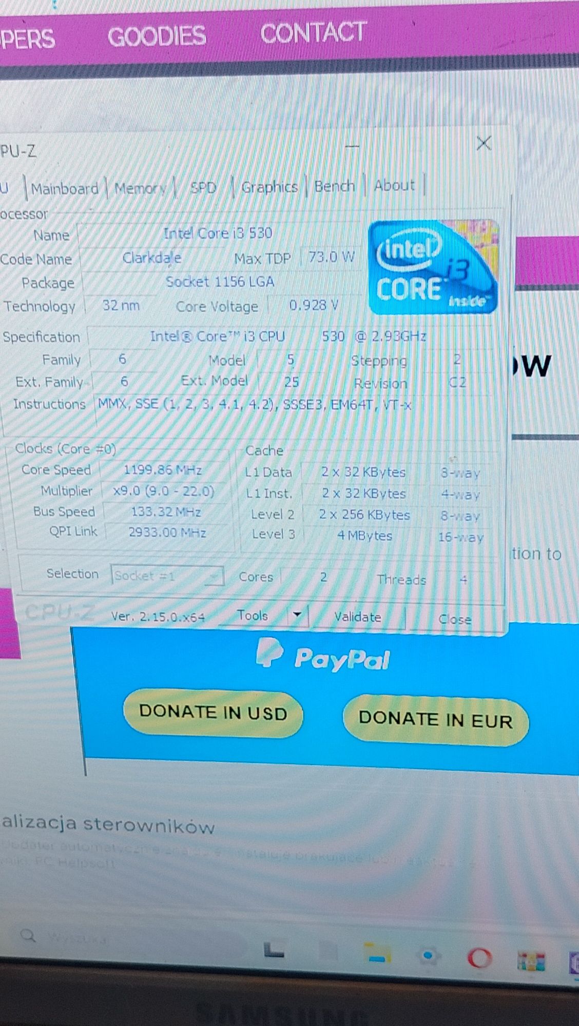 Sprzedam komputer tylko do internetu