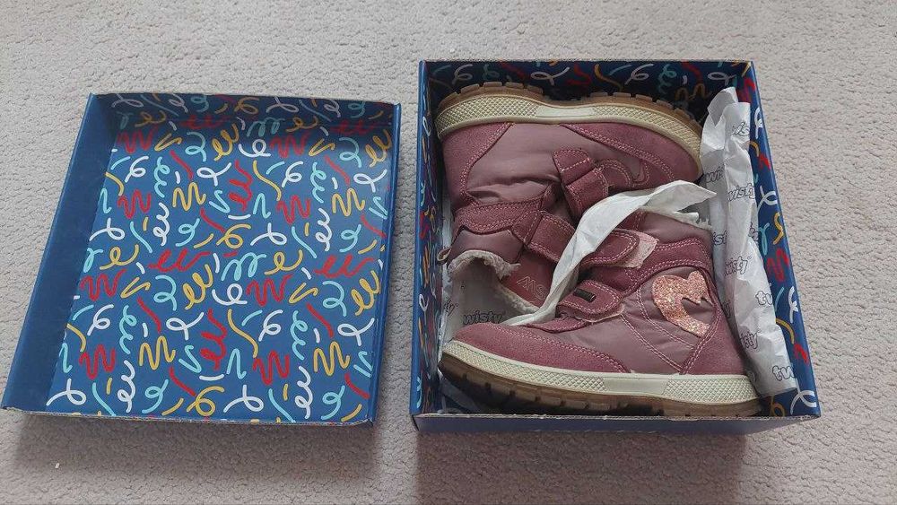 Botki kozaki CCC Twisty r. 28 dziewczynka wkł. 18.6 cm TANIO