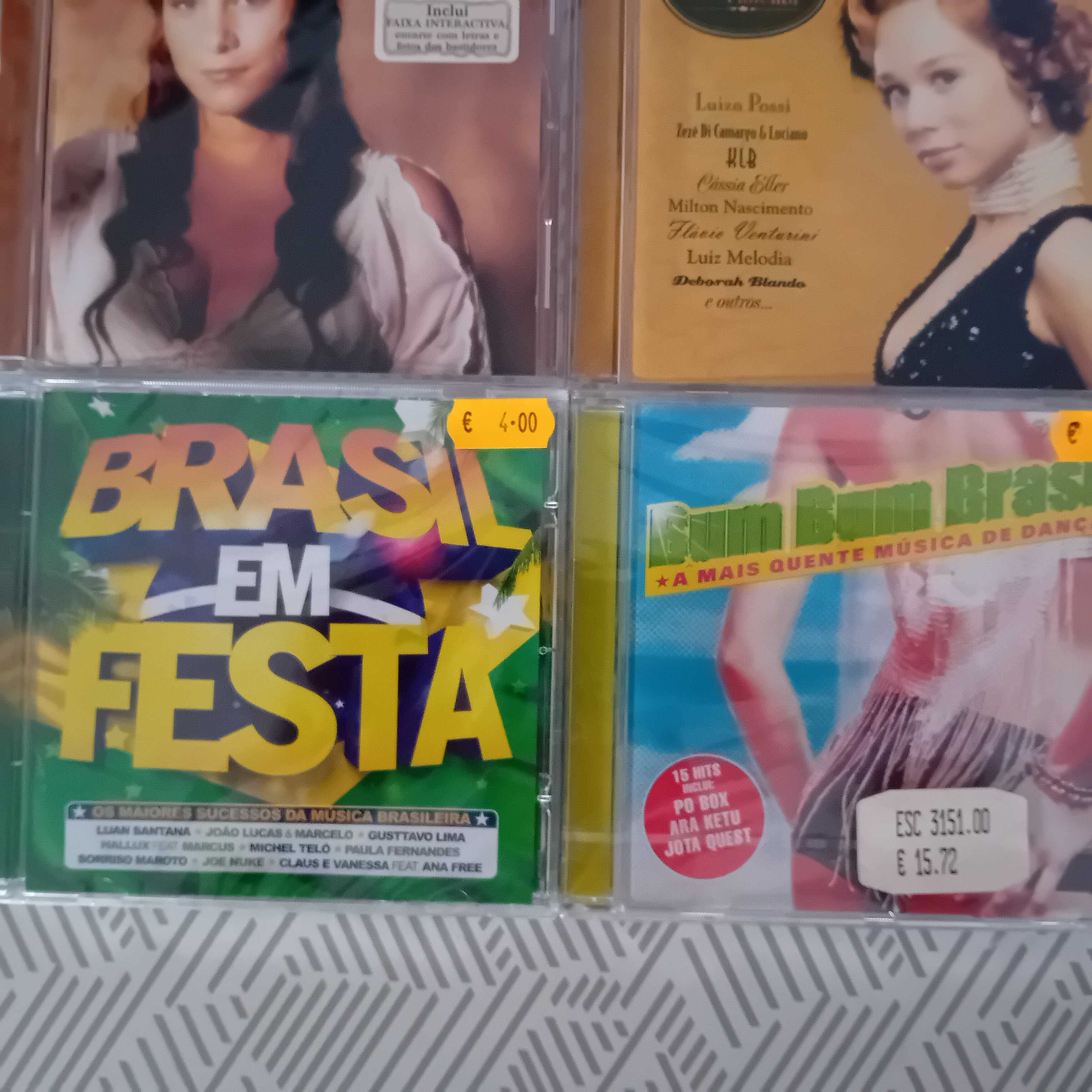 Música em Cd Novelas Brasileiras e para Dançar.